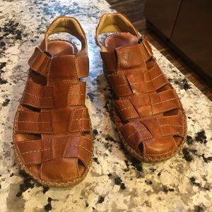 Vintage PIKOLINOS Brown Leather Sandals